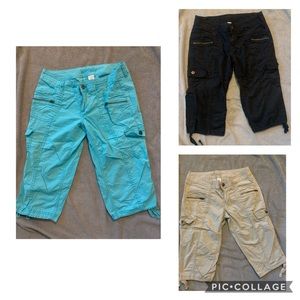 Bundle of Arizona Jean co cargo Capri
